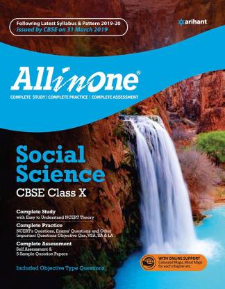 All In One Social Science CBSE  book for class 10